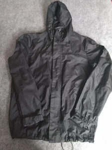 Zero Xposur Men s Black Hooded Full Zip Windbreaker Jacket Medium  - Picture 1 of 9