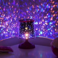 STARRY STAR LAMP - COLOURFUL PROJECTION LIGHT MOOD NIGHT LIGHTS CHILDRENS ROOM