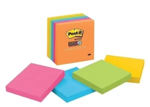 Post It Appunti Adesivi Autoadesivi 76mm Colori Neon Carta Memo Pad Promemoria - Foto 1 di 9