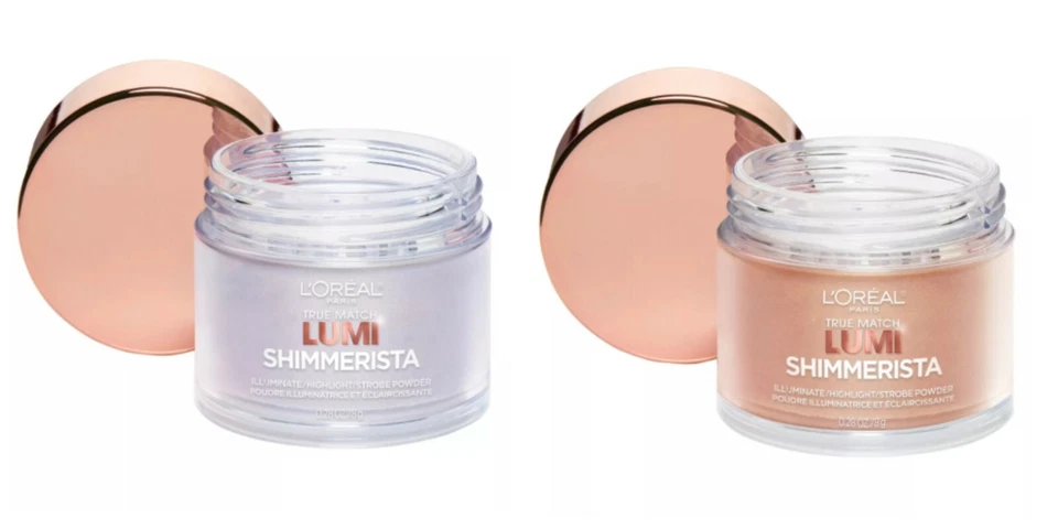 L'Oreal Paris True Match Shimmerista Highlighting Powder - Two Shades - CMKUP13 - Image 1 of 1