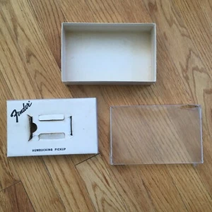 Vintage 1970s USA Fender Humbucking Wide Range Pickup Empty Box Collectors Lover - Picture 1 of 16