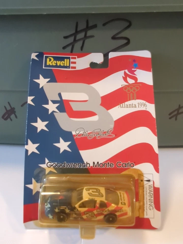 Revell #3 Atlanta Olympics 1996 Chevy Monte Carlo Box 1:64 Diecast Car