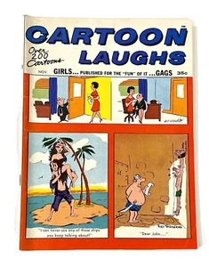 Cartoon Laughs Magazine Nov 1966 Vol 5 No 4 Good Girl Art GGA Gag Cartoon *READ* - Picture 1 of 11