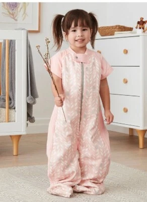 Спальный мешок ErgoPocket из бамбука и органического хлопка 2 в 1 пижама 1 зубец 2-12 месяцев - Изображение 1 из 4