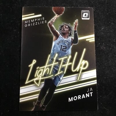 2021-22 Panini Donruss Optic Light It Up #6 Ja Morant Memphis Grizzlies - Image 1 of 2