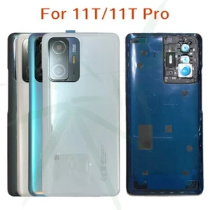 For Xiaomi 11T 5G 11t pro Battery Cover Back Glass Door Cover Case Camera lens - Picture 1 of 18