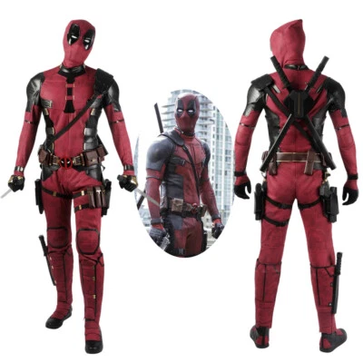 Deadpool Costume Wade Wilson cosplay Suit Deadpool 3 fullset with Mask - Image 1 of 4