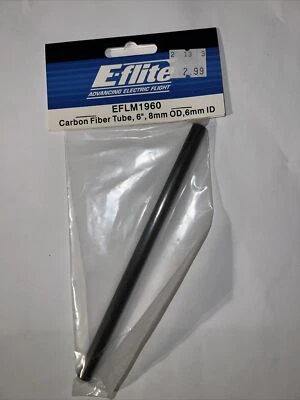 E-flite EFlite Carbon Fiber Tube 6” , 8mm OD,6mm ID EFLM1960 - Image 1 of 2