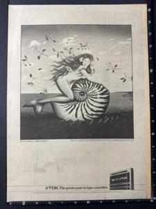JAMES MARSH - SOUNDWAVES TDK ADVERT 15X11" 1981 Press Advert Poster L284 - Picture 1 of 1