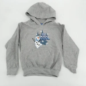 Disney Boys Girls Light Gray Hoodie Sweatshirt Medium NWT $44 - Picture 1 of 3