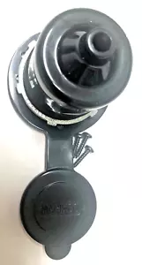 NEW Marinco  Black Onboard Charger Inlet 15A 125V - Picture 1 of 3