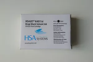 HSAJET K4011si Bragi Black Solvent Tinte für Folien, Metall, Etiketten 2-3sek - Bild 1 von 2