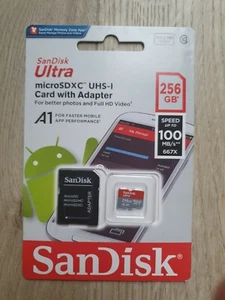 SanDisk Ultra MicroSDXC UHSI 256 GB Card - Picture 1 of 3