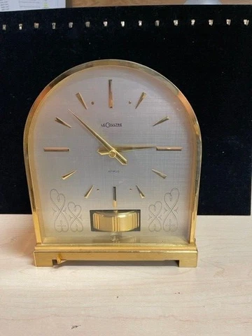 Jaeger-LeCoultre Atmos Borne Perpetual Clock Brass 1960's Needs Service DS30 Cover