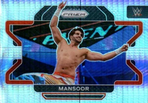 Panini Prizm WWE 2022 - Hyper Parallel #66 Mansoor - Foto 1 di 2