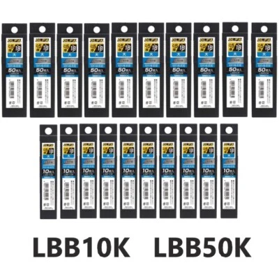 OLFA Ersatzklinge schwarz 18 mm Schwerlastschneider LBB10K LBB50K Set 5 10 15 20 - Bild 1 von 4