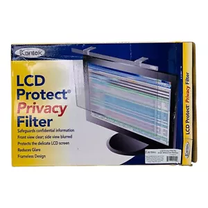 Kantek LCD Privacy Anti-Glare Filter for Widescreen 19" - 20" Monitors - Picture 1 of 8