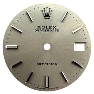 Rolex Oysterdate genuino 31 mm esfera plateada 6466 - Imagen 1 de 4