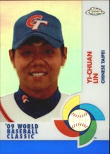 2009 Topps Chrome World Baseball Classic Blue Refr Taipei Baseball #W3 Yi-Chuan