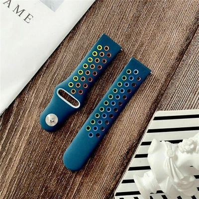 Correa de reloj deportiva transpirable de silicona para Fitbit Versa 2 1/Lite Foto 1 de 4