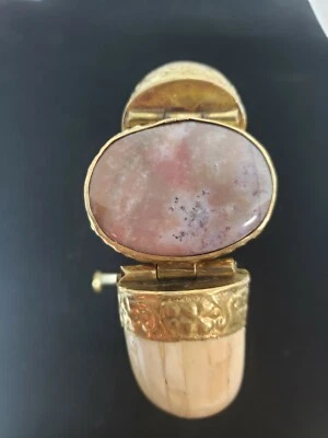 Nuevo Brazalete Brazalete Tara Mesa Prehnita y Hueso Color Marfil Foto 1 de 4