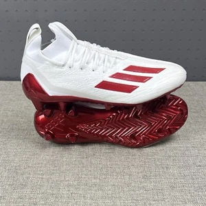 Adidas Adizero Primeknit Men's Size 14 Football Cleats White Red HP8740 - Picture 1 of 8