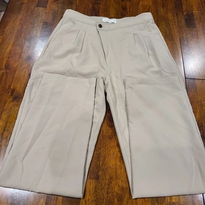 Abercrombie & Fitch Pants Womens Medium Long Khaki Tan Beige Business Casual - Image 1 of 4