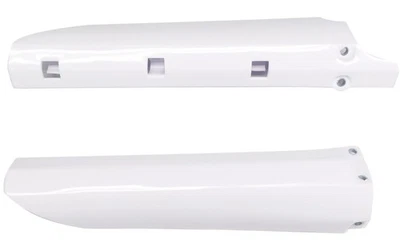 Protectores de tubo de horquilla de plástico blanco UFO para Yamaha YZ85 '02-18 (YA03886046) Foto 1 de 2