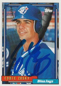 Eddie Zosky Toronto Blue Jays Personally Autographed Card - Picture 1 of 1