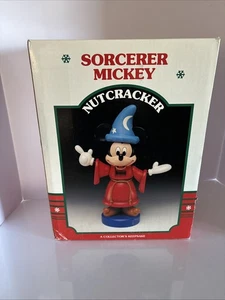 Vintage 1995 Disney Sorcerer Mickey Nutcracker New In Box - Picture 1 of 5