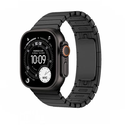 Pulsera de eslabones de acero inoxidable para Apple Watch Ultra 3 2 1 49 mm 46 mm S11/10 Foto 1 de 4