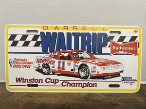 DARRELL WALTRIP #11 BUDWEISER KFC JUNIOR JOHNSON VINTAGE METALL NUMMERNSCHILD - Bild 1 von 4