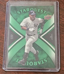 2008 Upper Deck First Edition #SQ-9 Derek Jeter StarQuest Green - Picture 1 of 2