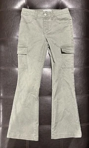Vanilla Star Girl’s Flare Leg Jeans Size 10 Green - Picture 1 of 3