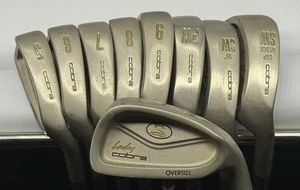 Lady COBRA OVERSIZE RH 10 Club Iron Set 4-9 PW, SW, GW (9) Autoclave Graphite - Picture 1 of 12