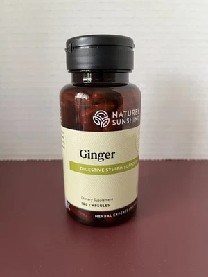 Nature's Sunshine Ginger 100 Capsules Digestive Support - Image 1 of 3