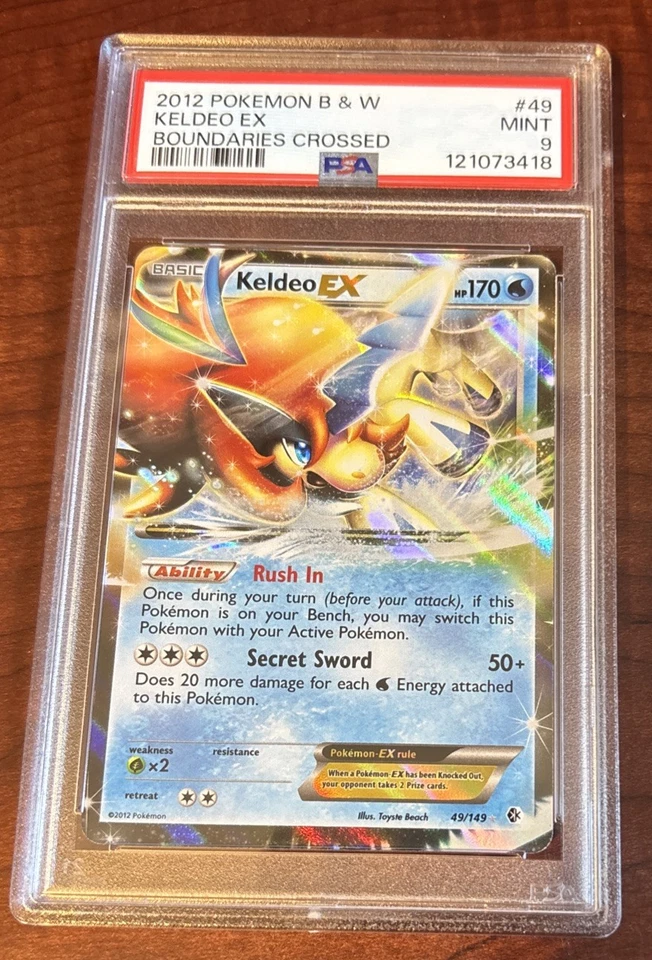 2012 Pokemon B & W Boundaries Crossed Keldeo EX #49 PSA 9 MINT - Image 1 of 1