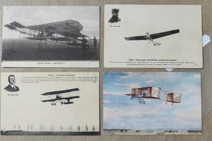 AVIAZIONE CIVILE PIONIERI-FRANCIA FRANCE-LOTTO 4 CARTOLINE-D4-178 - Picture 1 of 1