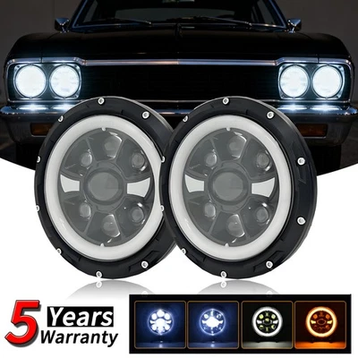 Faros LED de haz alto/bajo DRL de 7 pulgadas para Chevrolet G10 1975-1987 Foto 1 de 4