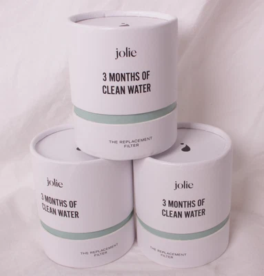 3-pack NEW Jolie Skin Company - Replacement shower head water filter - Image 1 of 4