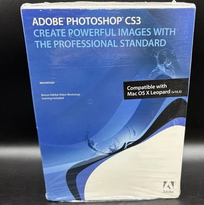 Adobe Photoshop CS3 for Mac P/N 13102574 - Brand New & Sealed - Image 1 of 4