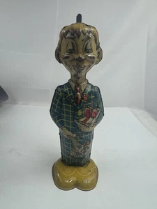 MARX EDGAR BERGEN'S MORTIMER SNERD TIN LITH WINDUP 1939 WORKS Charlie McCarthy - Picture 1 of 14