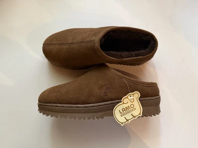 Zapatillas de piel de oveja Lamo marrón talla 39 EUR/US L7/M6 Foto 1 de 4