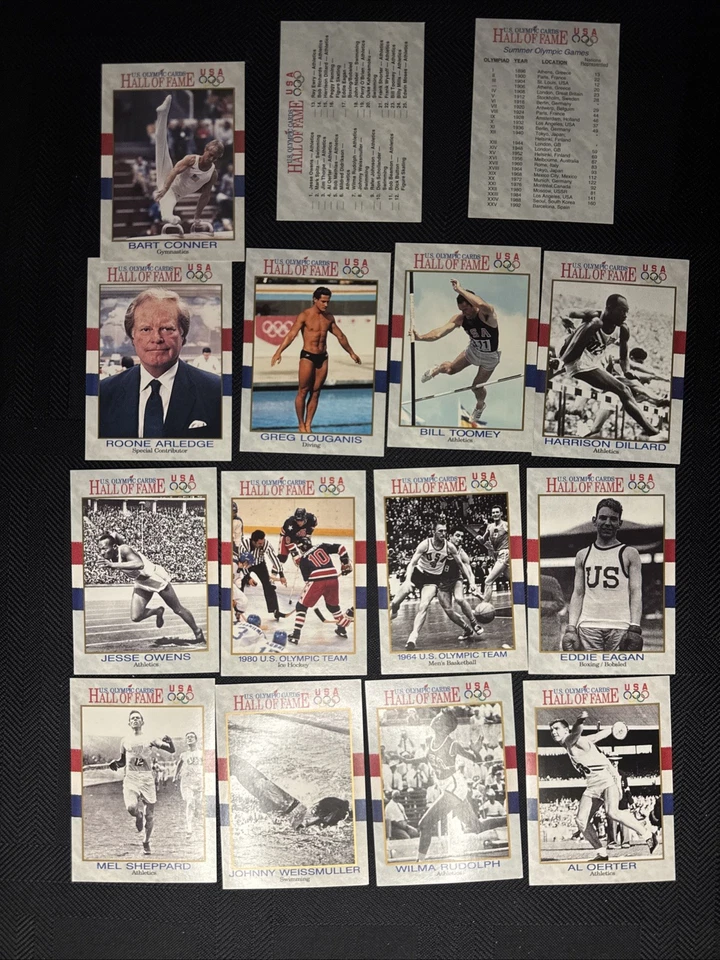US Olympic Cards Hall Of Fame Set - Image 1 of 1