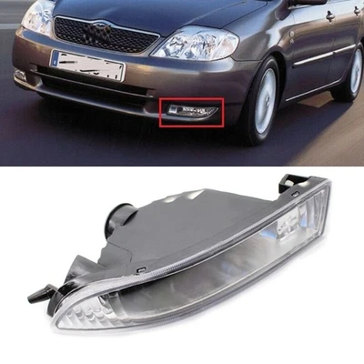 Left Front Bumper Clear Lens Fog Light 8122112160 FOR 01-04 TOYOTA COROLLA KOMBI - Image 1 of 4