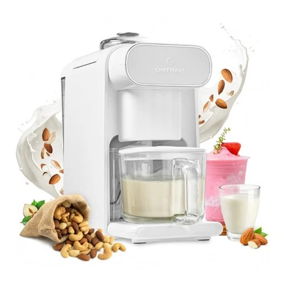 ChefWave Milkmade Non-Dairy Milk Maker Auto-Clean Nut Platter