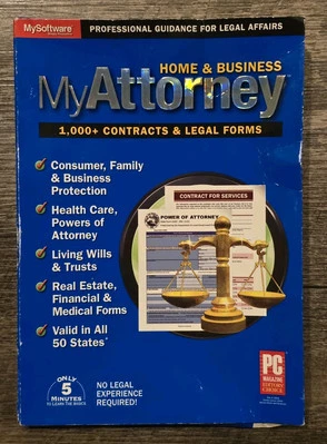 MyAttorney Home & Business (PC) New Sealed....Free Shipping! - Image 1 of 2