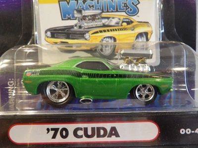 Plymouth 'Cuda 2000 1970 Funline Merchandising Inc. MÁQUINAS MUSCULARES 1:64 Foto 1 de 4