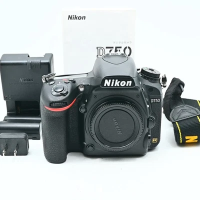 Cuerpo de cámara digital Nikon D750 24,3 MP SLR [Casi como nuevo / 32.960 disparos] Foto 1 de 4