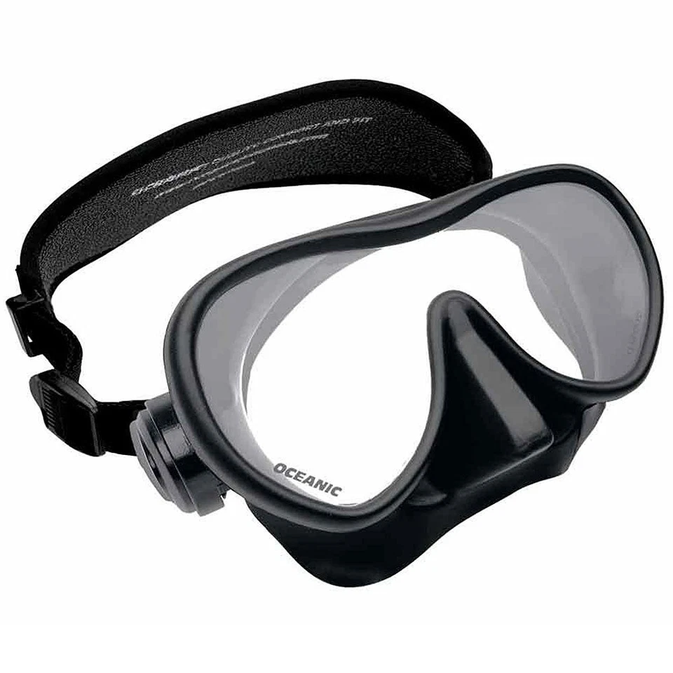 Open Box Oceanic Shadow Dive Mask - Black - Image 1 of 1